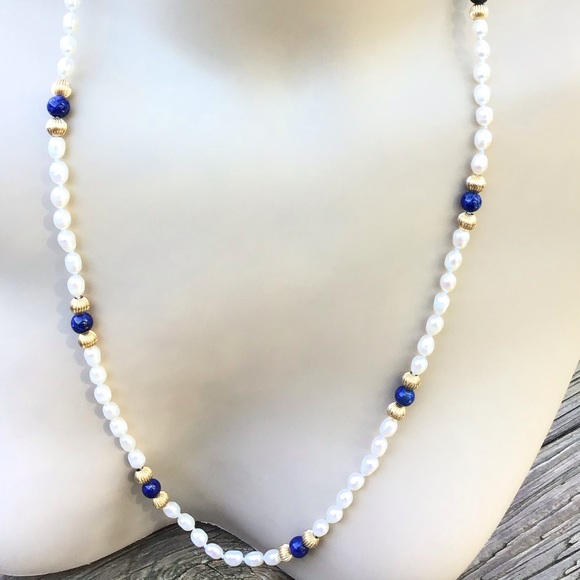 Hand Crafted Jewelry - Hand Crafted Authentic Pearl Necklace NWT 25”